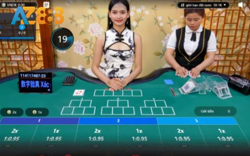 Ngưu ngưu online tại AZ888 là trò chơi so điểm giữa người chơi và nhà cái